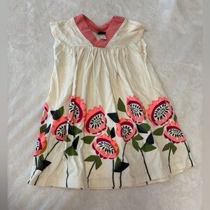 Tea flower sleeveless flower dress size 2T summer spring girls toddler